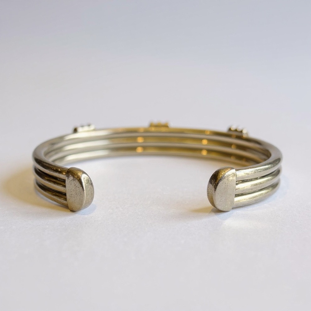 Vintage Women’s 950 Silver Cuff Bracelet - Picture 3 of 11